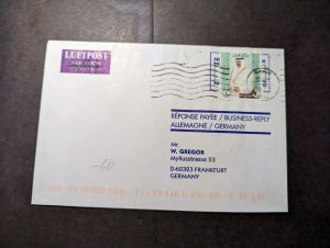 1998 State of Qatar Airmail Cover Doha to Frankfurt Germany