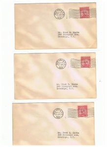 Lo t of 10 FDC's for the 1930 issue of the von Steuben  Stamp  Scott #703