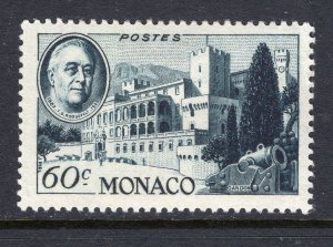 Monaco 200 MH 1946 60c blue black