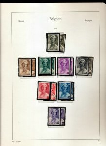 BELGIUM 1932/43 MH MNH Used on Pages(Apprx 150 Items)NS 777