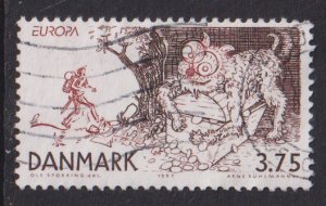 Denmark  #1078 used  1997 Europa  stories and legends 3.75k