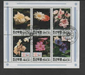 KOREA.N #2995a  1991  FLOWERS         MINT VF NH  O.G CTO SHEET 6