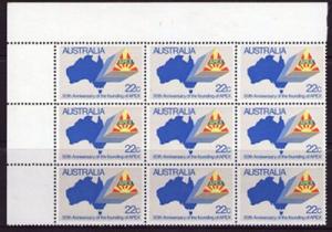 AUSTRALIA  1981  9 CNR BLOCK APEX  22c  MUH   299