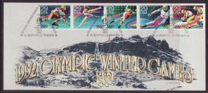 1992 Olympic Winter Games,Albertville,France # 10 Cover