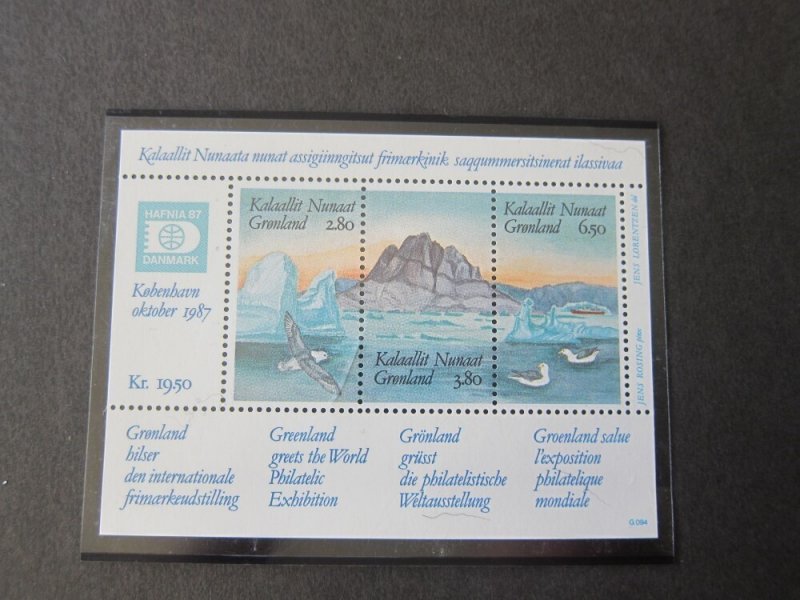 Greenland 1987 Sc 175 Bird set MNH