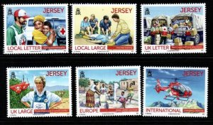 JERSEY SG1747/52 2013 150th ANNIV OF THE INTERNATIONAL RED CROSS MNH