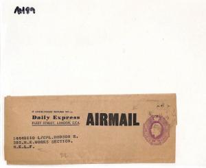 AH89 Great Britain 1930s GB AIRMAIL KGV 6d Newspaper Wrapper Stationery MELF