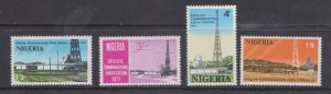 NIGERIA - 1971 SATELLITE COMMUNICATIONS - 4V - MINT NH