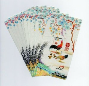 Indonesia Indonesie SS 2568 Year of the Rooster Shio Ayam 30 pcs