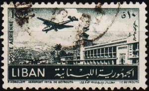 Lebanon. 1952 10p S.G.455 Fine Used