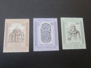 Vatican 1973 Sc 545-47 set MNH