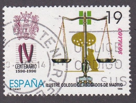 Spain # 2849, Madrid Bar Association 400th Anniversary, Used