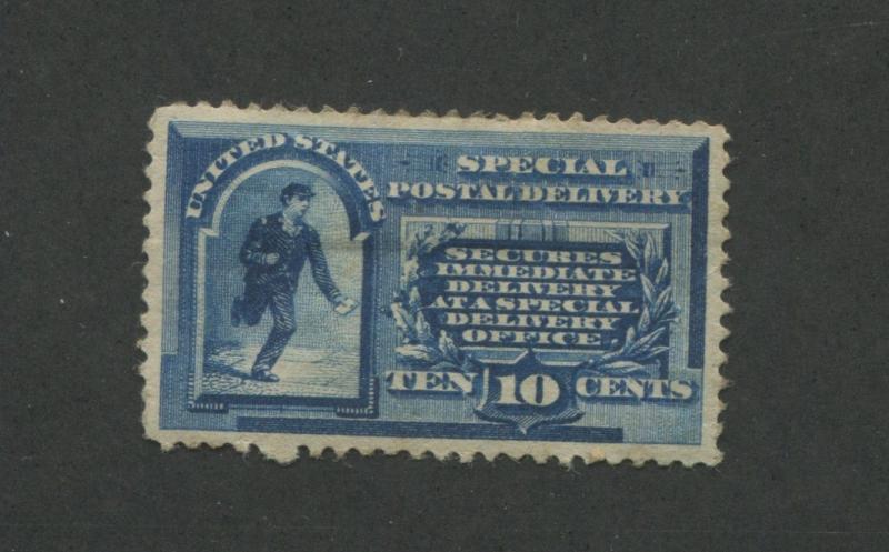 1885 US Special Deliver Stamp #E1 Mint Hinged Very Fine Regummed