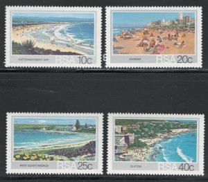 South Africa 1983 Beaches Scott # 622 - 625 MNH