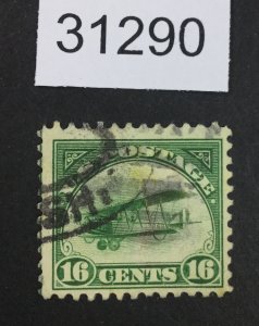 US STAMPS #C2 USED LOT #31290