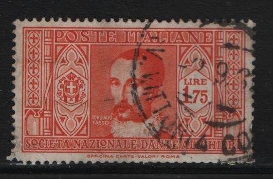 ITALY, 276, USED, 1932, TORQUATO TASSO