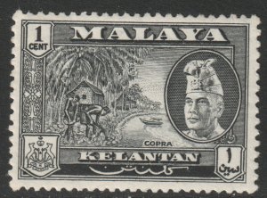 Malaya Kelantan Scott 72 - SG83, 1957 Sultan 1c MH*