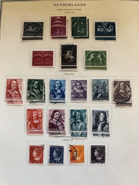 Netherlands 1930 to 1960 - 10 Scans