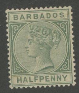 Barbados #60 Unused Single