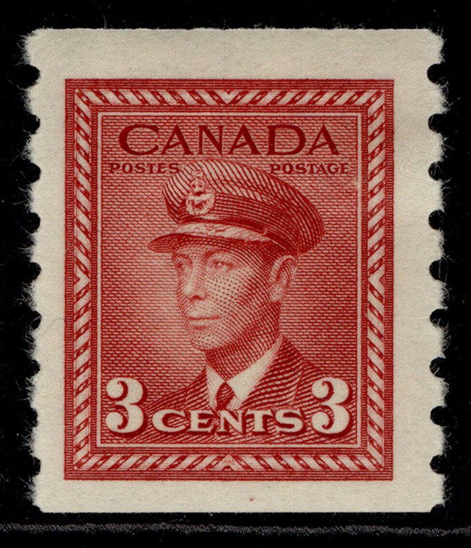 CANADA GVI SG391, 3c carmine-lake, M MINT.