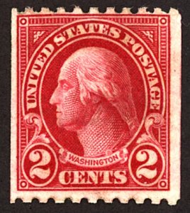 U.S. #606 MINT NG LARGE THIN