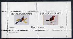 Bernera 1982 Birds #10 perf  set of 2 values (40p & 6...