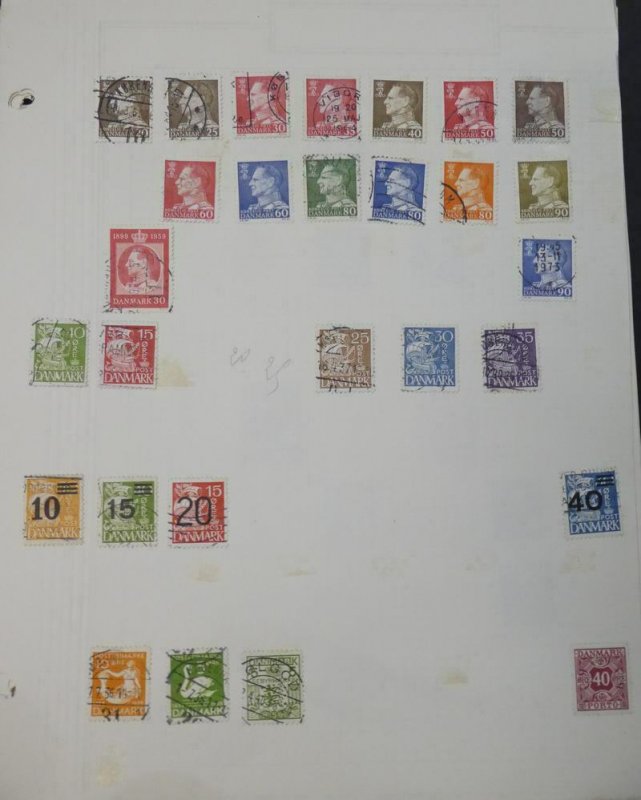 EDW1949SELL : DENMARK Nice collection on pages with many Better. Good Starter