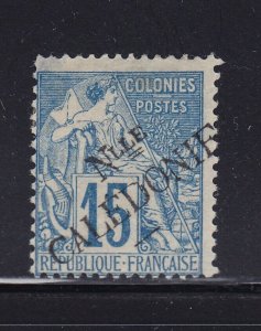 New Caledonia Scott # 25 F-VF OG previously hinged nice color scv $110 see pic !