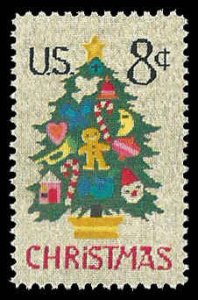 PCBstamps   US  #1508 8c Christmas - Needlepoint, MNH, (8)