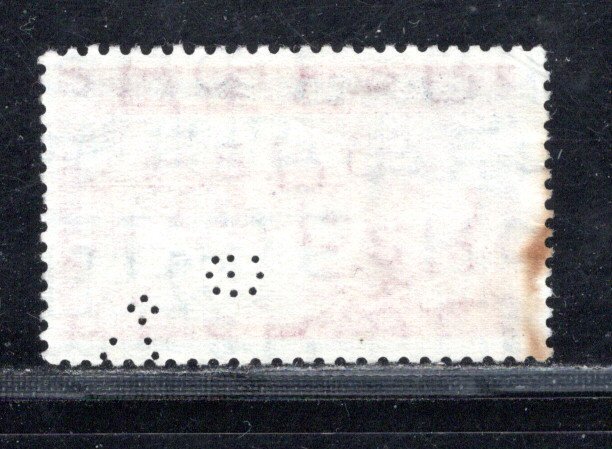 GREAT BRITAIN SC# 310 PERFIN CANCEL FVF/U