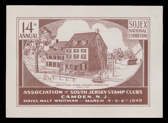 SOJEX 1949 (14th) Stamp Show - MINT, Never Hinged, F-VF or Better