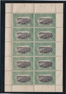 Belgian Congo # 60a, 61d, 62a, booklet Panes, Hinged Yellowed Gum, 1/3 Cat.