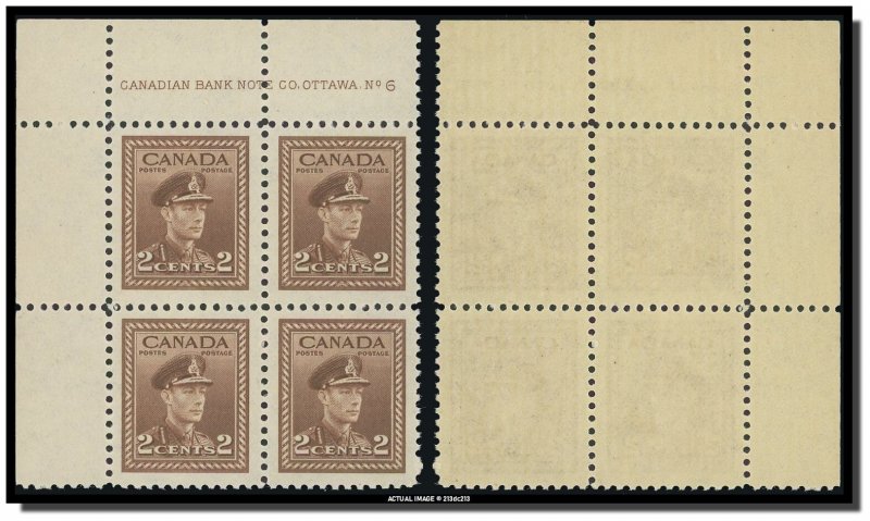 Canada - 250 PB 6 UL - MH - King George VI in Navy Uniform (1942) 2¢ CV 4.50$