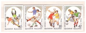 Bulgaria 1989  World Cup 1990 Italy Soccer  set MNH