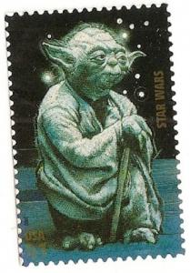 US 4143n Star Wars Yoda 41c single (1 stamp) MNH 2007