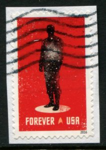 5133 US (47c) Star Trek SA, used on paper