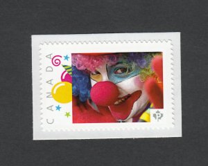 CLOWN = PARTY = CELEBRATION = ART = picture postage stamp Canada 2014 p5sn5/3