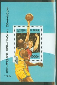 Benin #863 Mint (NH) Souvenir Sheet (Basketball) (Olympics) (Sports)