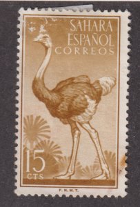 Spanish Sahara 82 Ostrich 1956