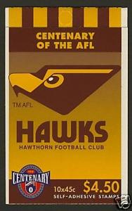 Australia 1523a General Booklet MNH Sport  - Hawthorn Hawks