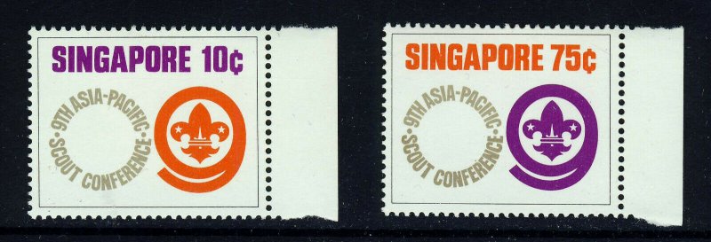 SINGAPORE MALAYSIA 1974 Ninth Asian-Pacific Scout Conference SG 233 & 234 MNH