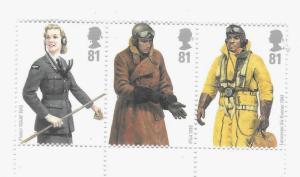 2008 Great Britain -Military Uniforms Mint se tenant #5304