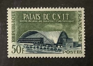 France 1959 Scott 923 MNH - 50fr, Technical Achievements,  Palais du C.N.I.T