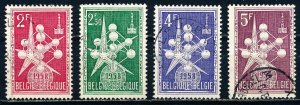 Belgium #500-503  Set of 4 Used