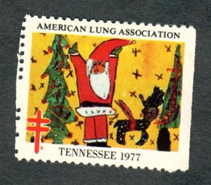 Christmas Seal from 1977 MNH Tennessee Single