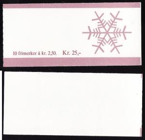 Norway-Scott #901a-complete booklet with pane of 10 Xmas