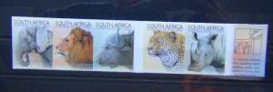 South Africa 2010 Wildlife The Big Five set MNH