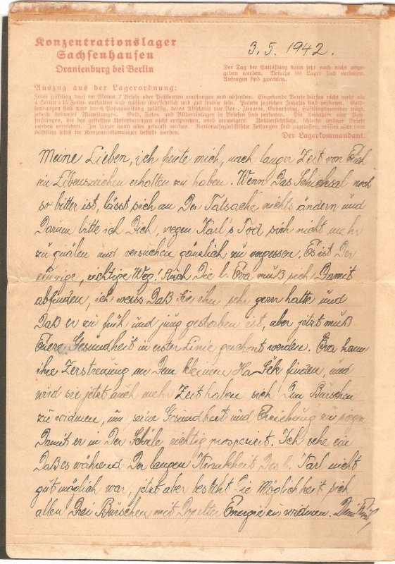 Germany KZ cover by inmate