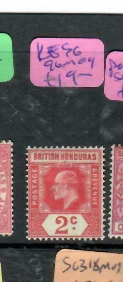 BRITISH HONDURAS (PP1312B) 1908 KE  2C   SG 96   MOG ANTIQUE OVER 100 YEARS OLD