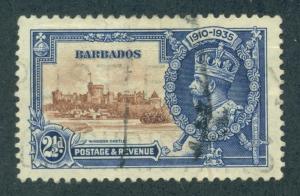 BARBADOS SC# 188 VF U 1935